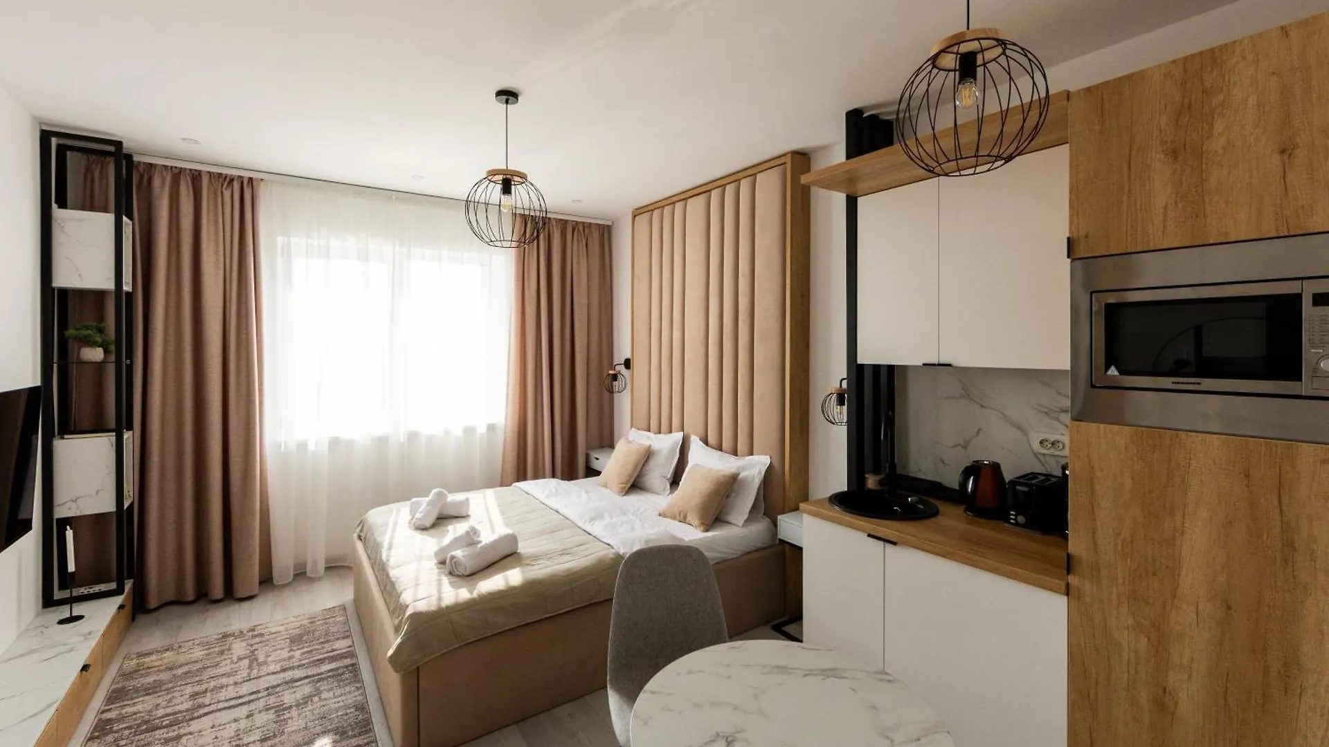 Grey Studio With Free Parking Bucarest